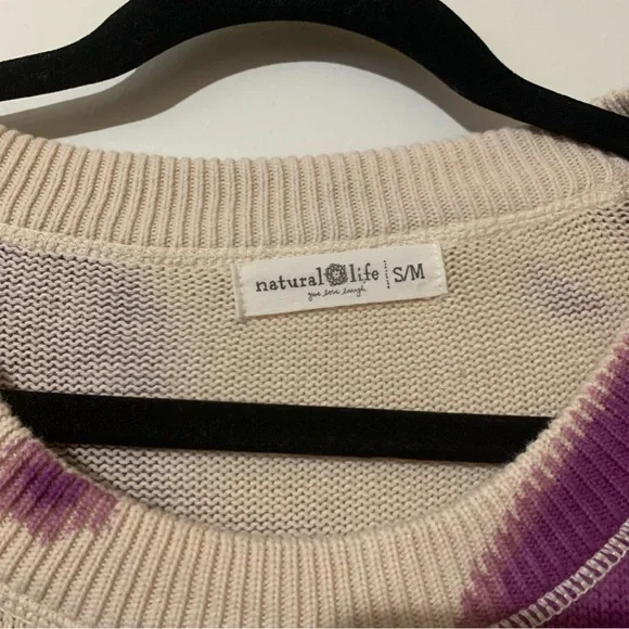 NATURAL LIFE Multicolor Tie-Dye Sweater - Picture 10 of 14